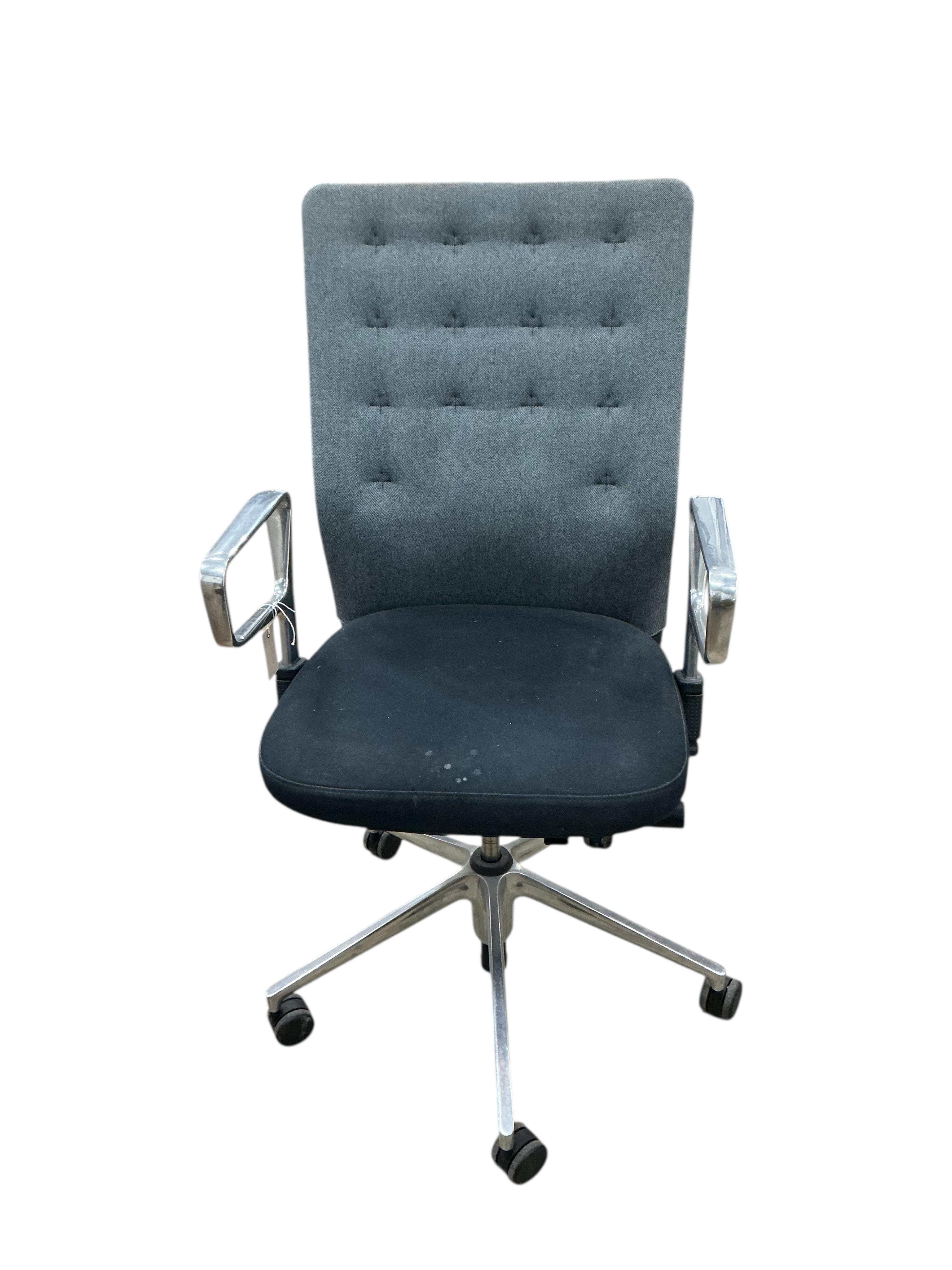 A Vitra desk chair, width 58cm, depth 44cm, height 110cm